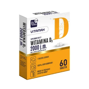 Dr Vita Vitamax Витамин D 2000 МЕ, 60 таблеток