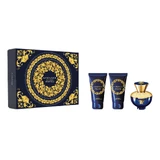 Versace Pour Femme Dylan Blue Set парфюмированная вода, 50 мл + гель для душа, 50 мл + лосьон для тела, 50 мл