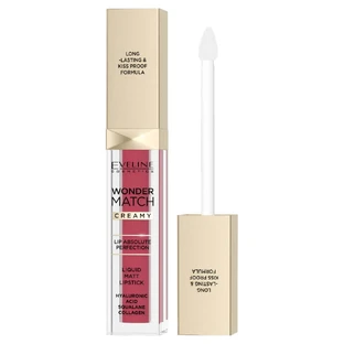 Жидкая матовая помада Eveline Cosmetics Wonder Match, оттенок 12 Charming Red, 6,8 мл