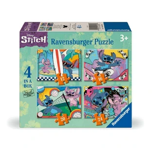 Пазл Disney Стич 4 в 1, 3 года+, Ravensburger