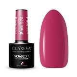 Рожевий гібридний лак для нігтів Claresa Soak Off UV/LED 524, 5 г