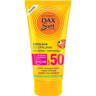 Dax Sun Сонцезахисний лосьйон для дітей і немовлят SPF50 Travel, 50 мл