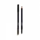 Олівець для брів Gosh зі щіточкою 02 Soft Black, 1,2 г