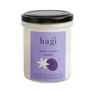 Соєва свічка Hagi Plum, 215 мл