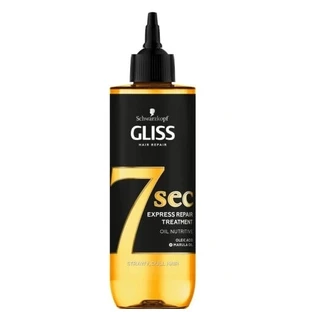 Gliss 7sec Express Repair Treatment Oil Питательное экспресс-средство для сухих и тусклых волос, 200 мл