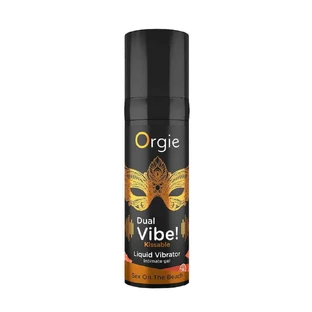 Orgie Dual Vibe! Вібруючий інтимний гель Sex On The Beach, 15 мл