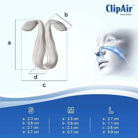 Назальний вкладиш ClipAir S, L, M, 1 шт: ціни та характеристики