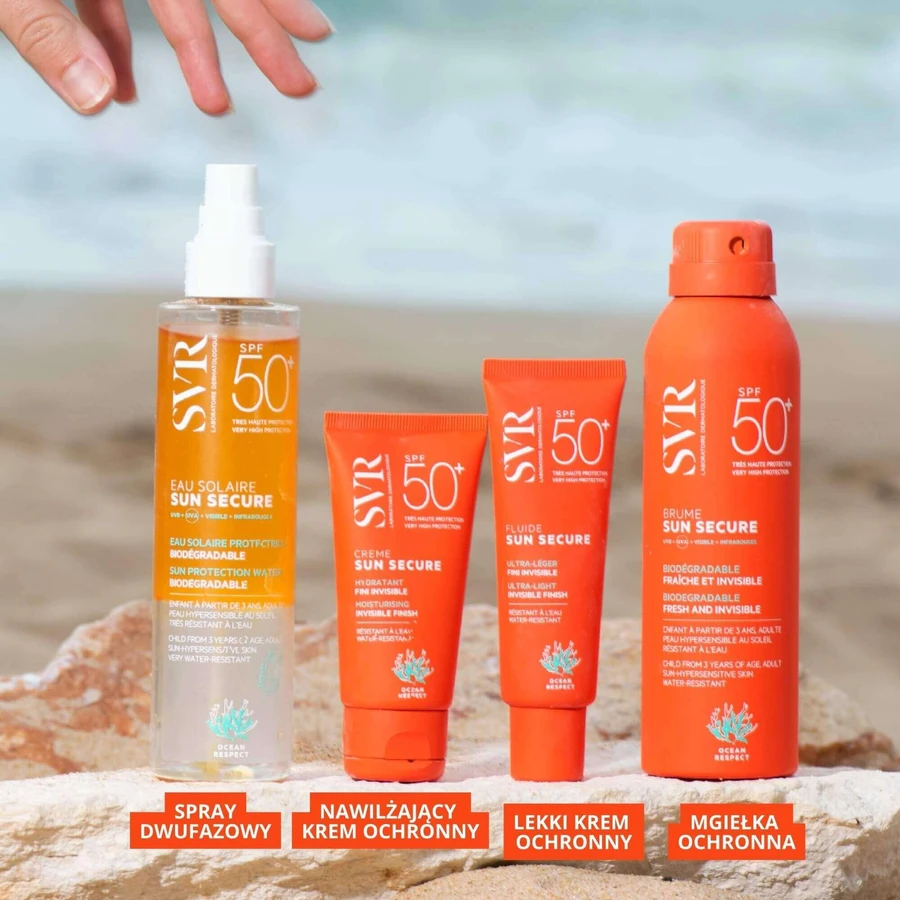 SVR Sun Secure, біорозкладний крем SPF 50+, 50 мл: ціни та характеристики