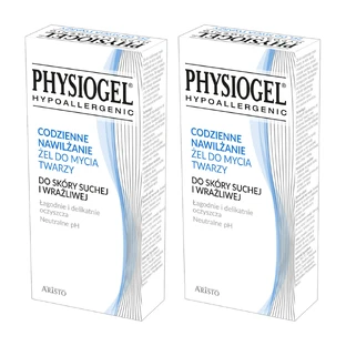 Щоденний зволожуючий гель для очищення обличчя Physiogel, 2 х 150 мл