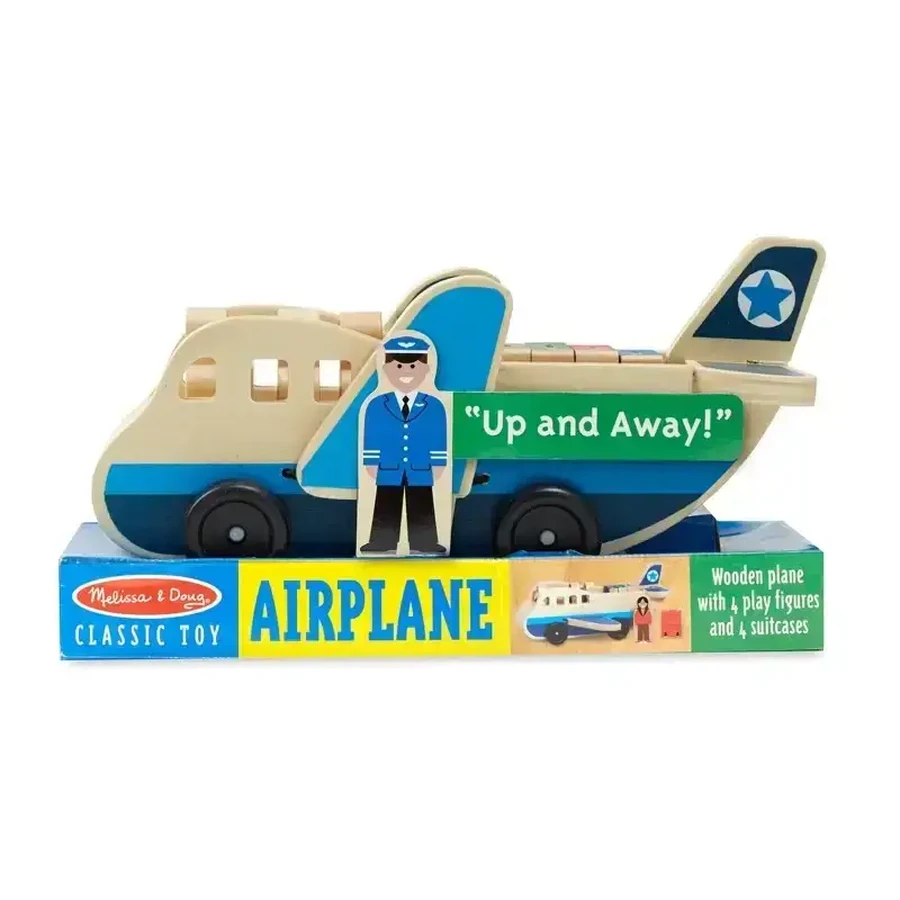 Ігровий набір "Пасажирський літак", 3 роки+, Melissa and Doug: ціни та характеристики