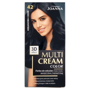 Мультикрем-фарба для волосся Joanna 42 Ebony Black
