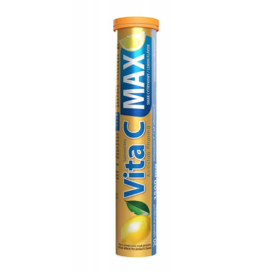ActivLab Pharma Vita C Max лимонный вкус, 20 шипучих таблеток: цены и характеристики