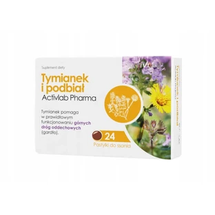 ActivLab Pharma Тимьян и мать-и-мачеха, 24 леденца