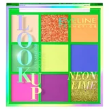 Палитра теней Look Up от Eveline Cosmetics, 9 шт., оттенок Neon Lime, 10,8 г