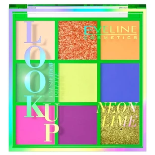 Eveline Cosmetics Look Up Palette з 9 тіней Neon Lime, 10,8 г