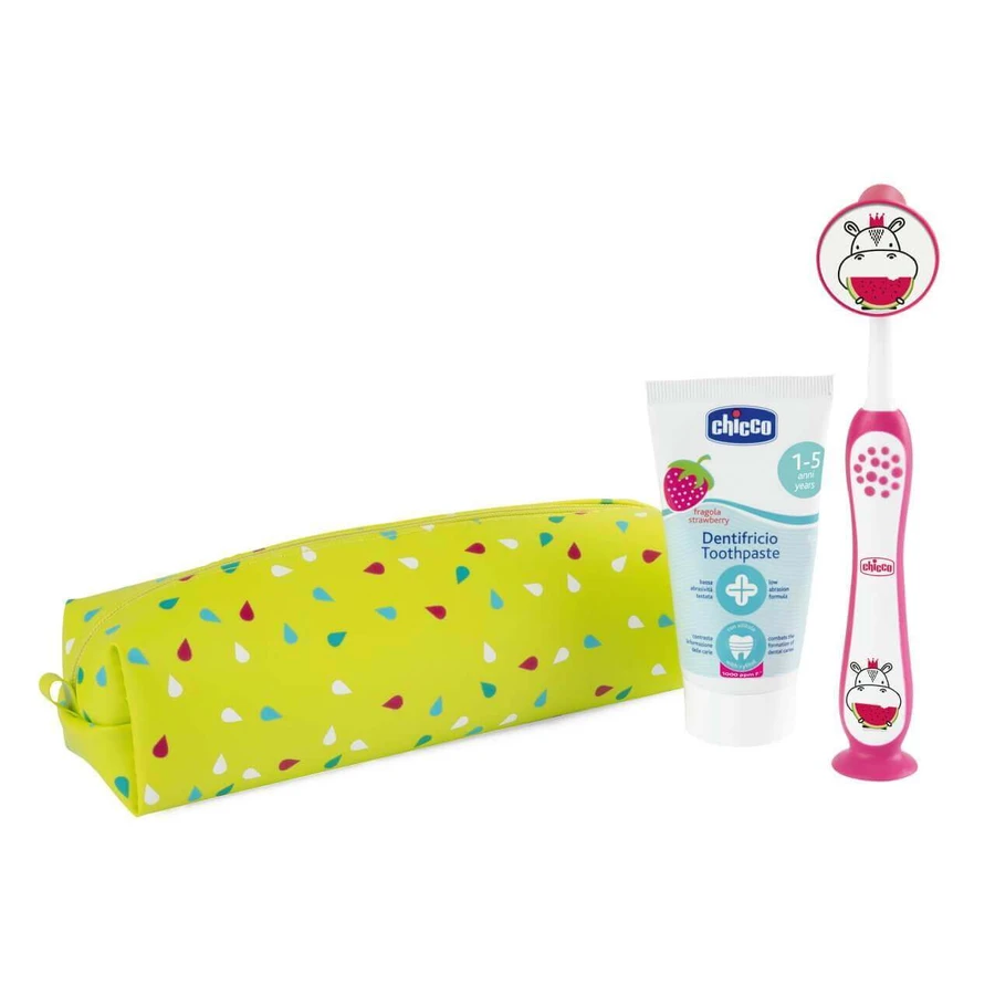 Дорожный набор Chicco Always Smiling Hippo: цены и характеристики