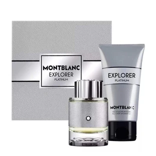 Mont Blanc Explorer Platinum Set Парфюмированная вода, 60 мл + гель для душа, 100 мл