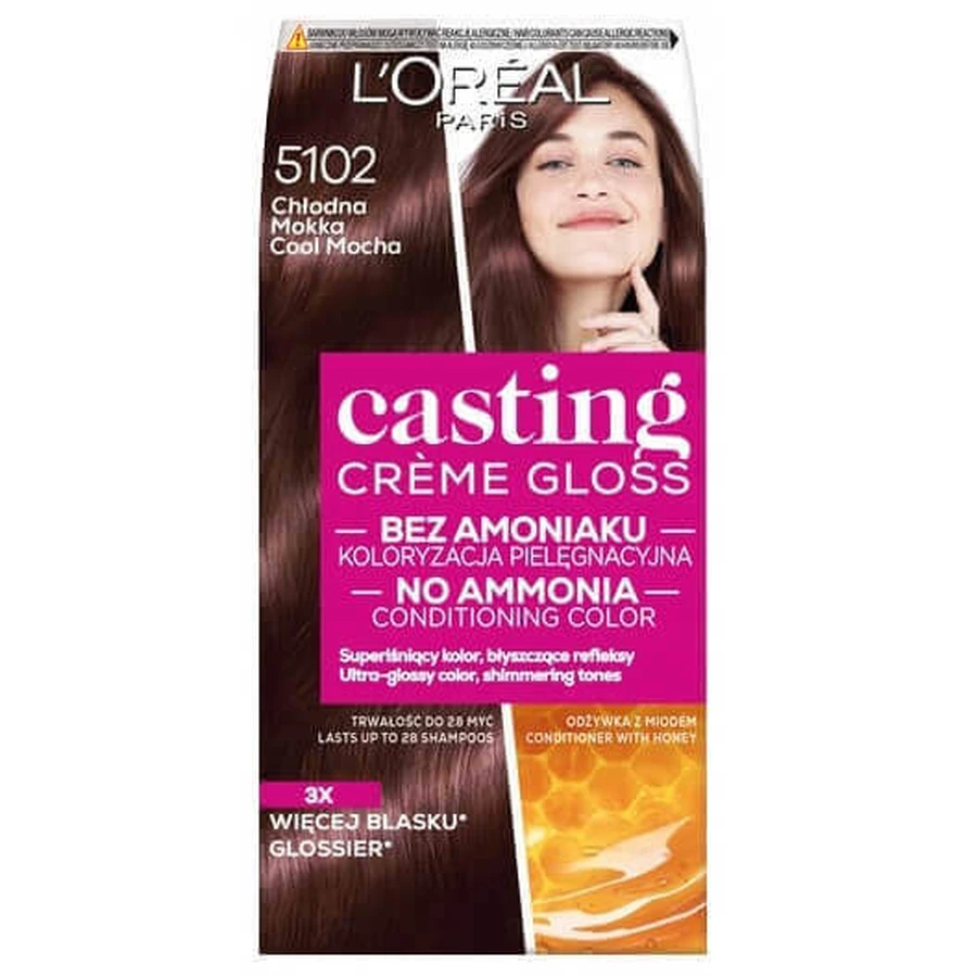 L oreal Casting Gloss Paint 5102 Cool Mocha, 48 мл + 72 мл + 60 мл: ціни та характеристики