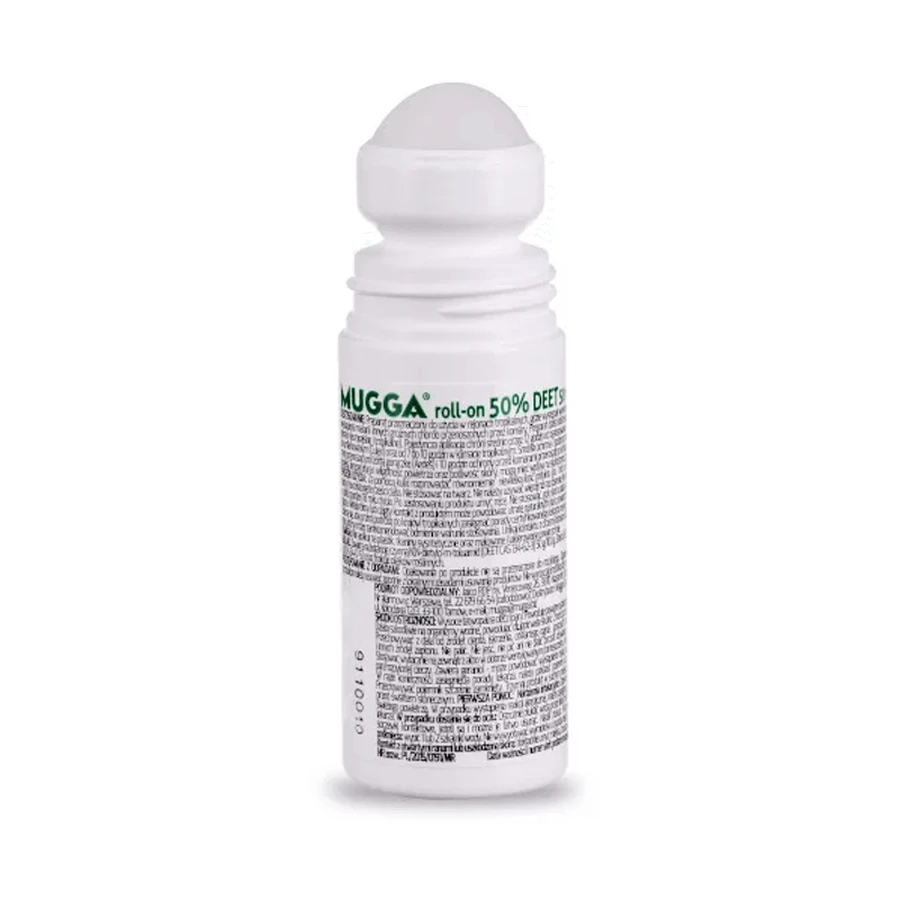 Mugga Insect Repellent, roll-on 50% Deet, засіб від тропічних комарів, 50 мл: ціни та характеристики
