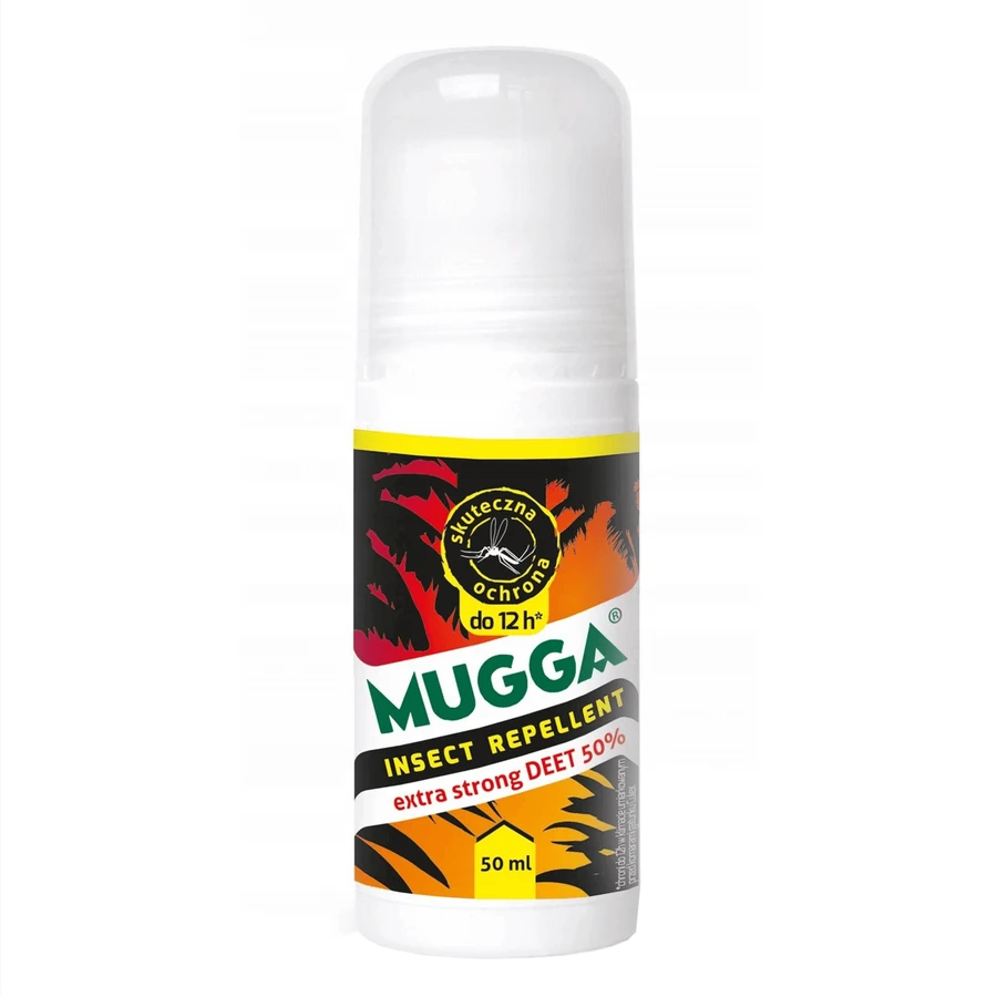Mugga Insect Repellent, roll-on 50% Deet, засіб від тропічних комарів, 50 мл: ціни та характеристики
