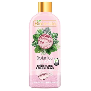 Рожевий міцелярний флюїд Bielenda Botanical Clays, 500 мл