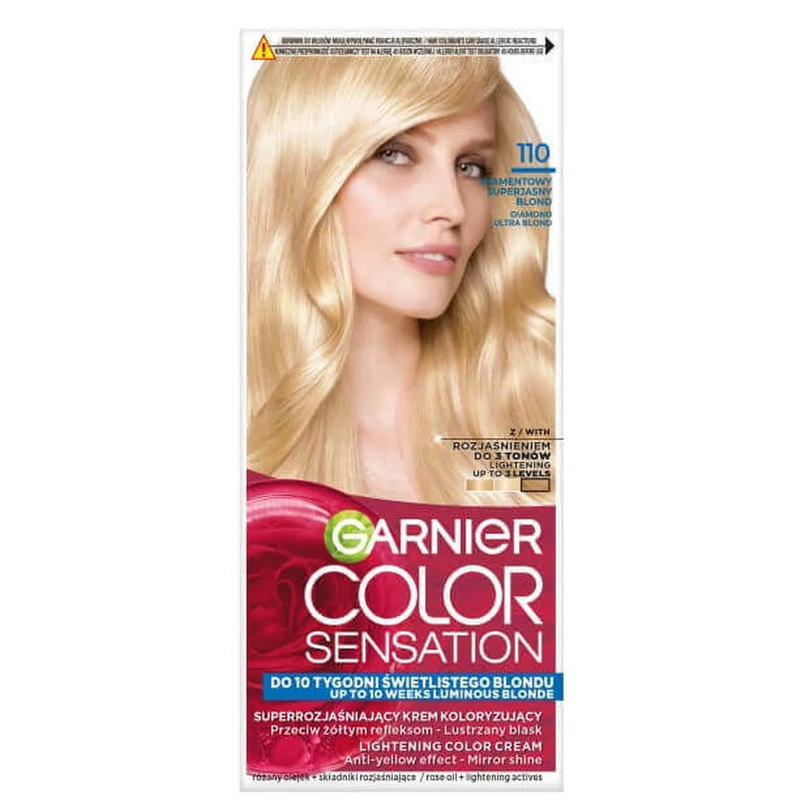 Крем-фарба для волосся Garnier Color Sensation S10 сріблястий блондин: ціни та характеристики