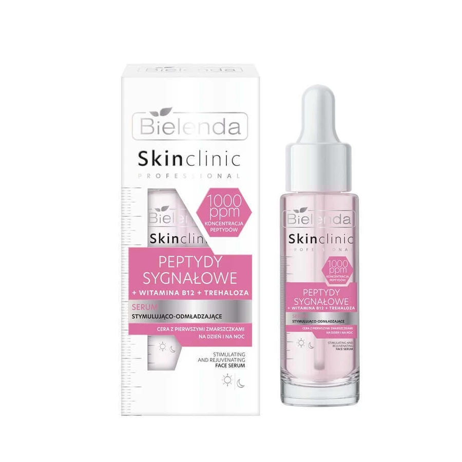 Стимулирующая и омолаживающая сыворотка Bielenda Skin Clinic Professional Signal Peptides, 30 мл: цены и характеристики