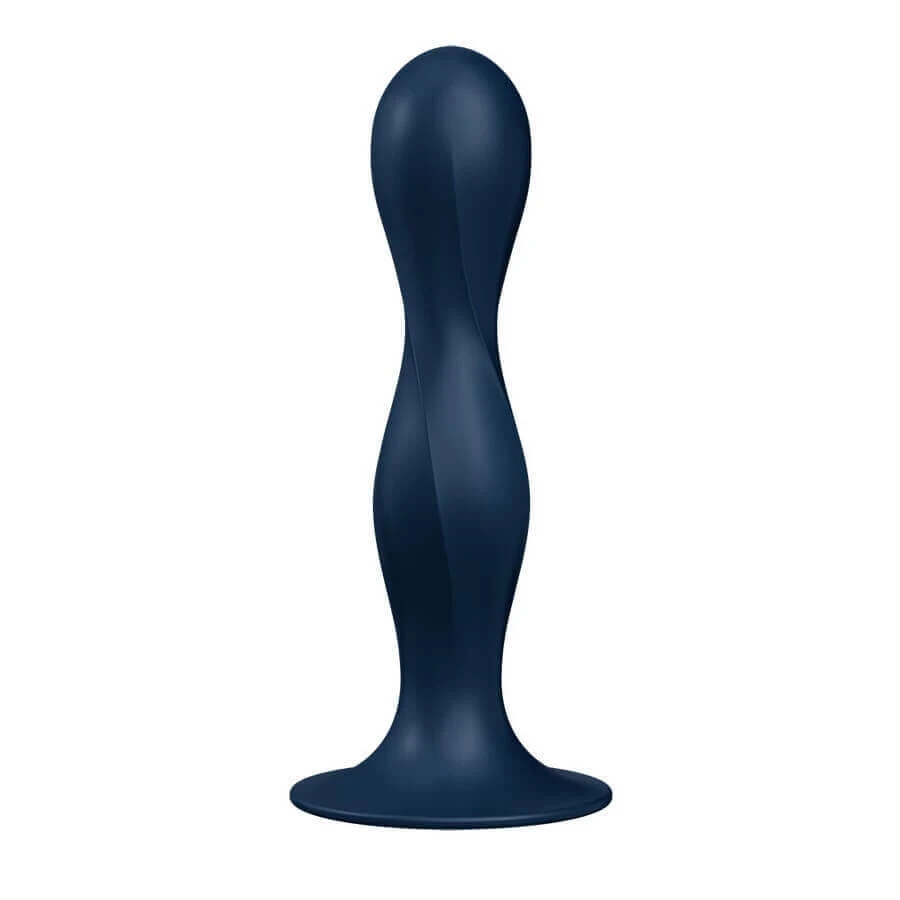 Дилдо Satisfyer Double Ball-R с шариками гейши, тёмно-синее, 1 шт.: цены и характеристики