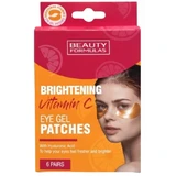 Освітлюючі патчі під очі Beauty Formulas з вітаміном С і гіалуроновою кислотою, 6 пар