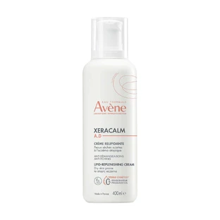 Avene XeraCalm A.D kit, cremă de refacere a lipidelor pentru față și corp, piele foarte uscată, atopică și cu mâncărimi, 400 ml + ulei de curățare de refacere a lipidelor, 400 ml
