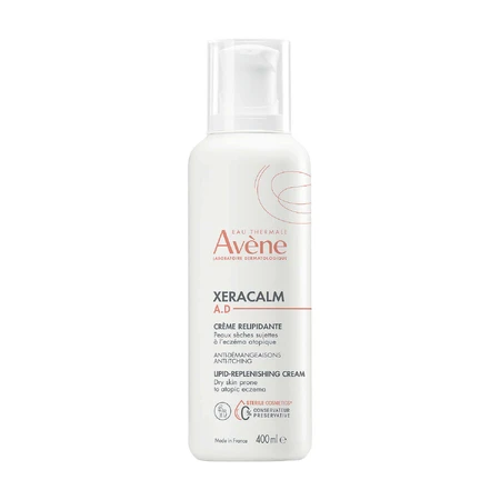 Avene XeraCalm A.D kit, cremă de refacere a lipidelor pentru față și corp, piele foarte uscată, atopică și cu mâncărimi, 400 ml + ulei de curățare de refacere a lipidelor, 400 ml: цены и характеристики