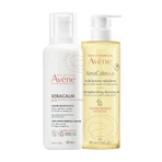 Avene XeraCalm A.D kit, cremă de refacere a lipidelor pentru față și corp, piele foarte uscată, atopică și cu mâncărimi, 400 ml + ulei de curățare de refacere a lipidelor, 400 ml: цены и характеристики