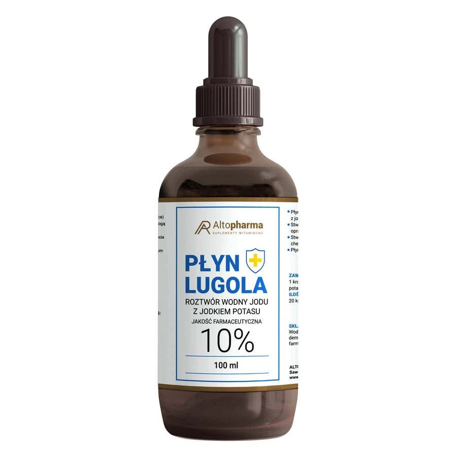 Lichid Lugol 10%, soluție apoasă de iod cu iodură de potasiu, 100 ml: цены и характеристики