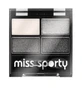 Тіні для повік Miss Sporty Studio Color Quattro Quadruple 404 Real Smoky/Smoky Black, 5 г