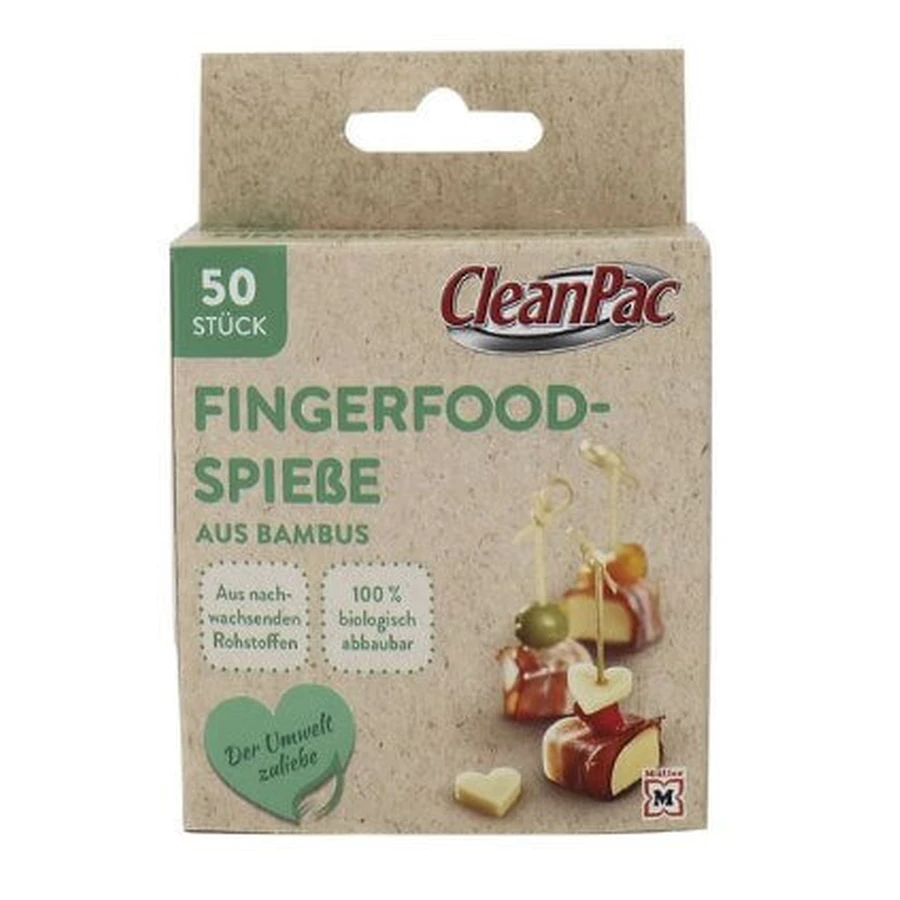 CleanPac, бамбуковые шпажки 7 см, 50 шт.: цены и характеристики