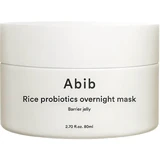 Abib Rice Probiotics Overnight Mask Barrier Jelly Strengthening Night Face Mask, 80 мл