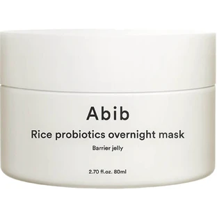 Abib Rice Probiotics Overnight Mask Barrier Jelly Strengthening Night Face Mask, 80 мл