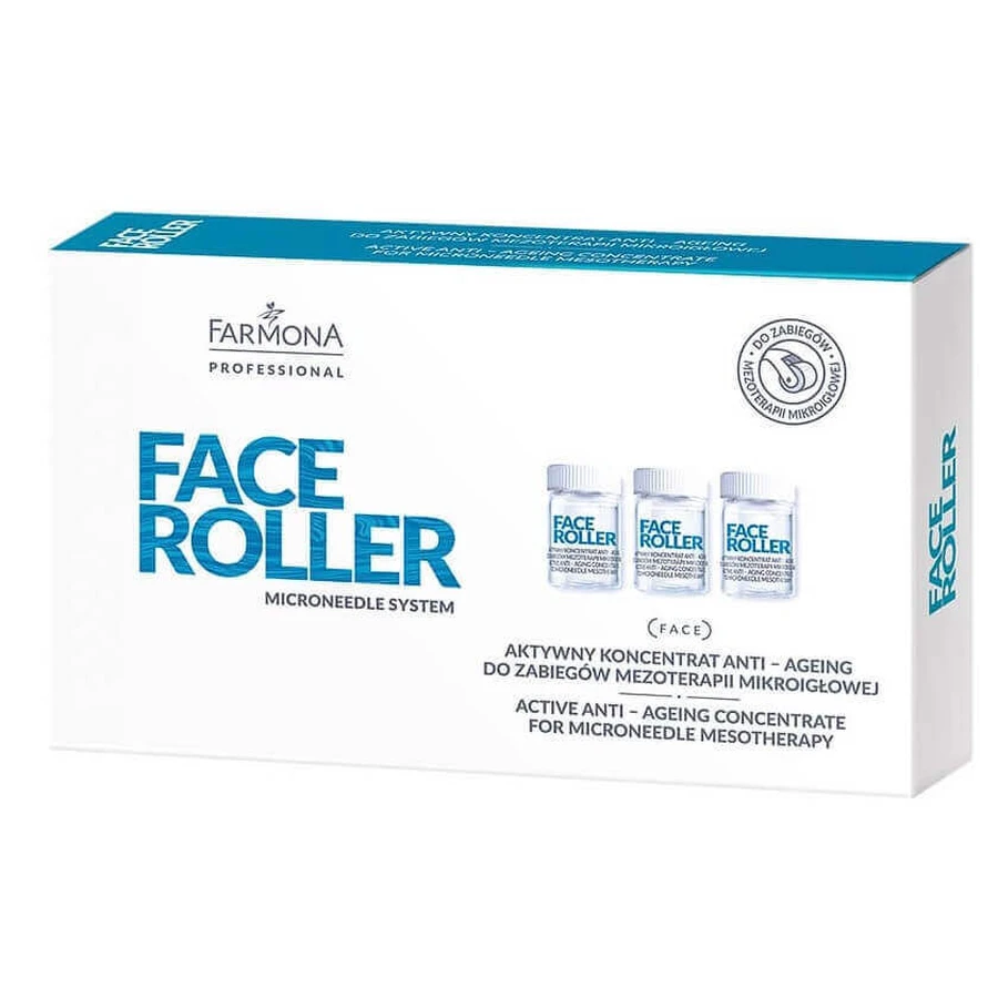 Farmona Professional Face Roller Активний антивіковий концентрат для мікроголкової мезотерапії, 5 х 5 мл: ціни та характеристики
