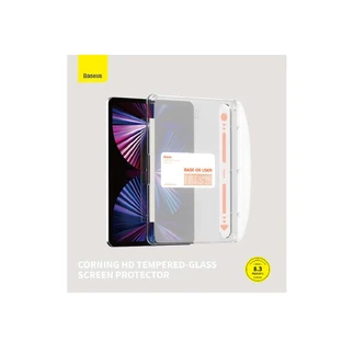 Закаленное стекло Baseus Crystal для iPad Mini 6 8.3" + комплект для крепления - прозрачное