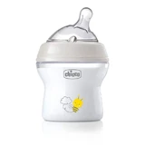 Пластикова пляшка Chicco NaturalFeeling з силіконовою соскою, повільний потік 0 м+ 150 мл