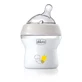 Пластиковая бутылочка Chicco NaturalFeeling с силиконовой соской, медленный поток, 0 м+, 150 мл