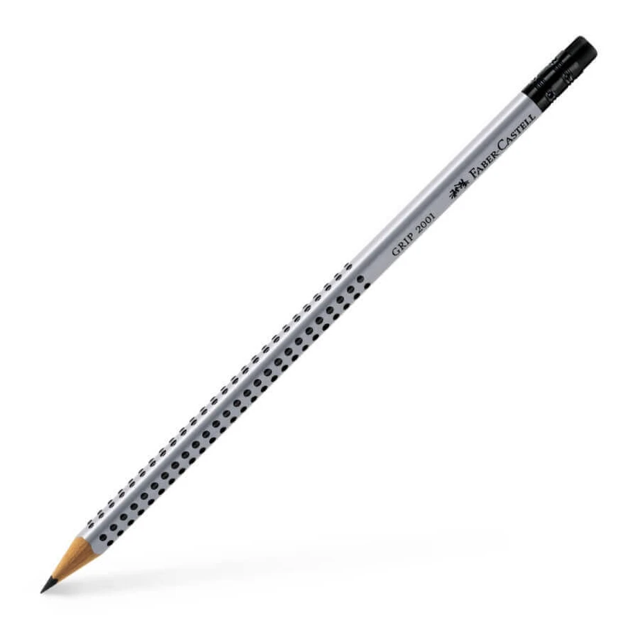 Графітний олівець Faber-Castell Grip 2001 HB з ластиком: ціни та характеристики