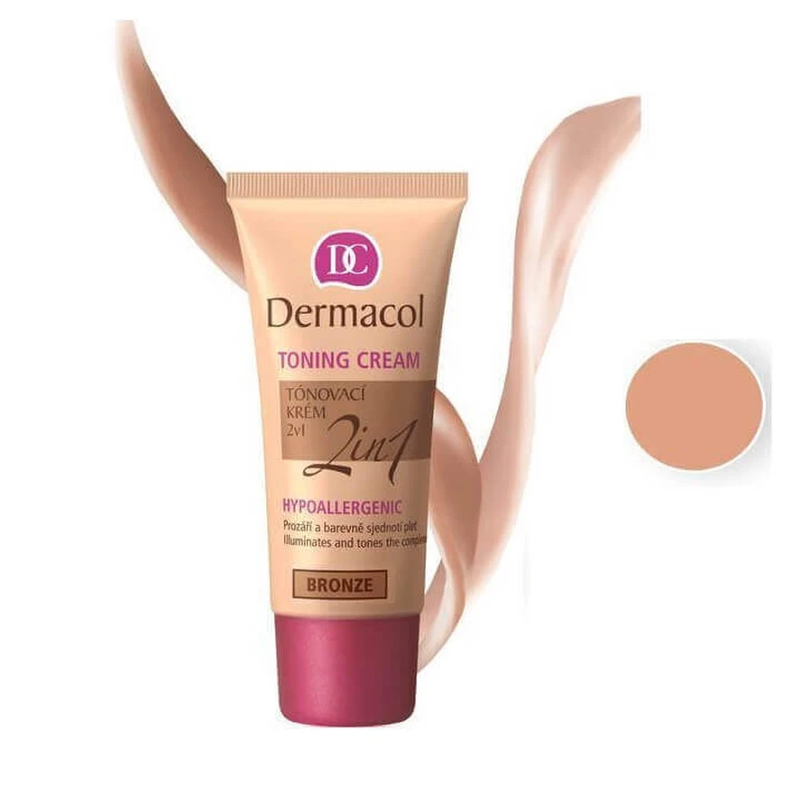 Увлажняющий крем и тональная основа Dermacol Bronze, 30 мл: цены и характеристики
