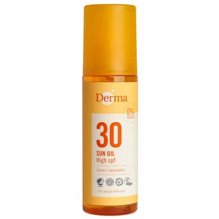 Derma Sun, Сонцезахисна олія, SPF 30, 150 мл ЗАБРУДНЕНА УПАКОВКА