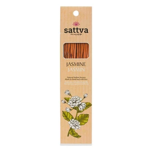 Sattva Natural Indian Incense Індійський жасминовий ладан, 15 паличок