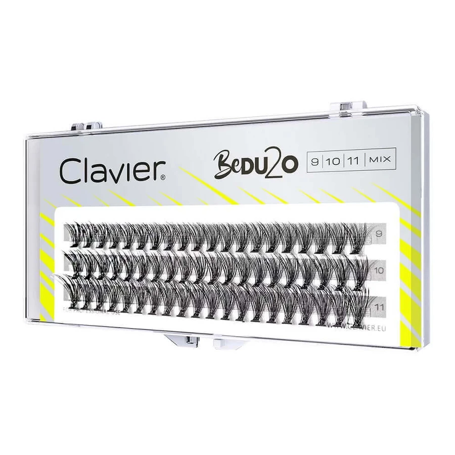 Clavier BeDU2O Double Volume Eyelash Tufts Mix 9-10-11 мм: ціни та характеристики