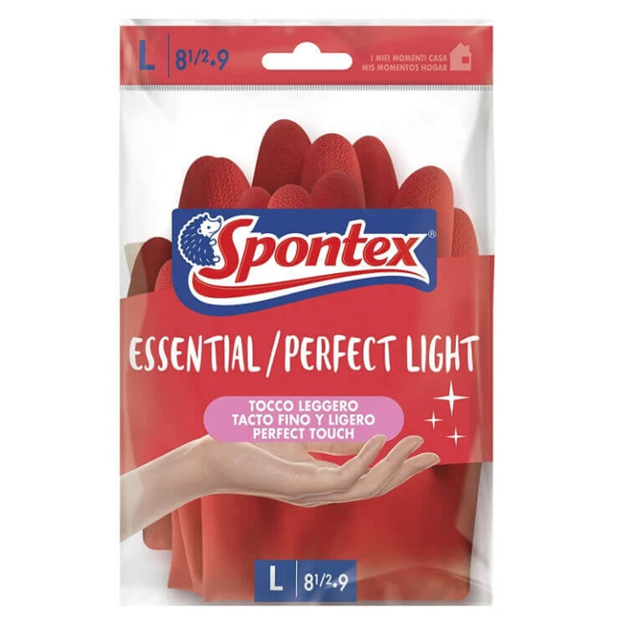 Spontex, хозяйственные перчатки, размер L, 2 пары: цены и характеристики