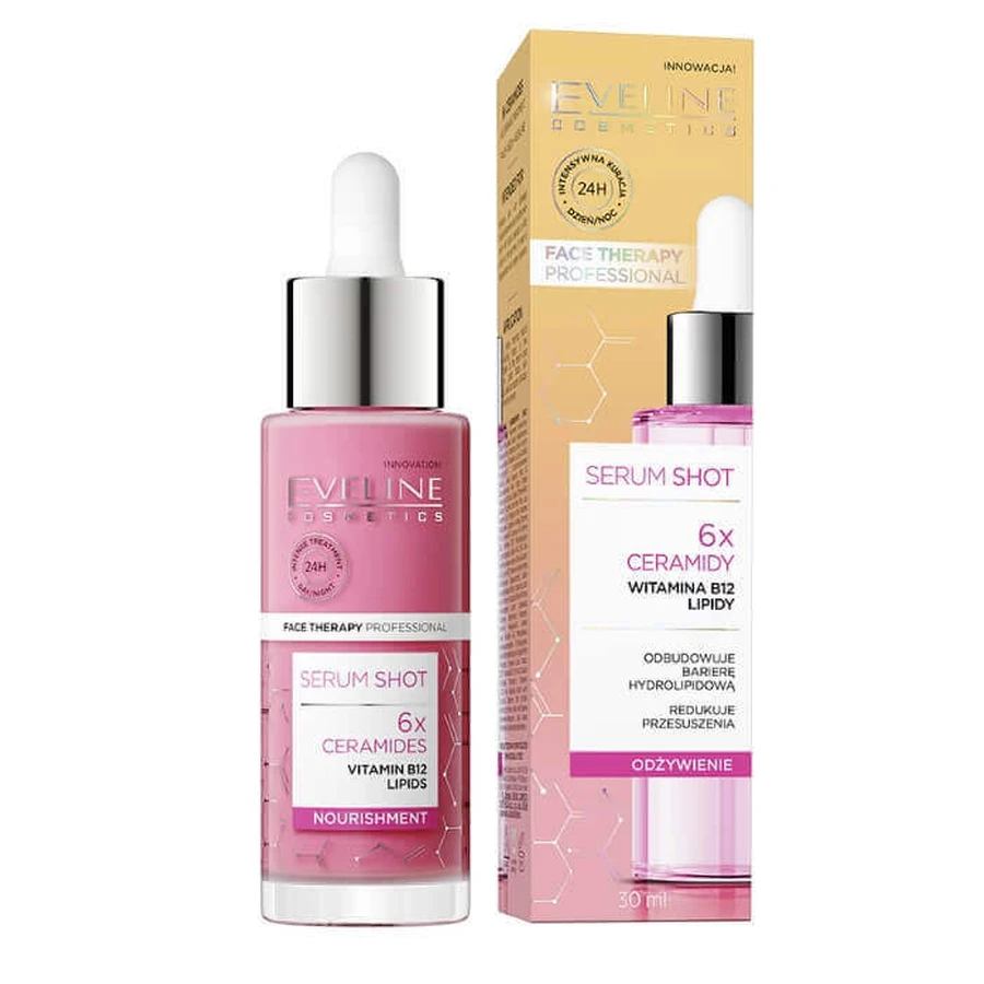 Eveline Cosmetics, Serum Shot, Nourishing Treatment 6x Ceramides, 30 мл: ціни та характеристики