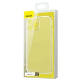 Чехол Baseus Frosted Glass для iPhone 13 Pro Max, жёсткий чехол с гелевой рамкой, прозрачный (ARWS000202)