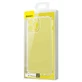 Чехол Baseus Frosted Glass для iPhone 13 Pro Max, жёсткий чехол с гелевой рамкой, прозрачный (ARWS000202)